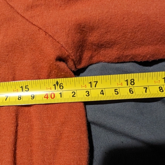 Unique orange shirt with ostritch - Picture 4 of 8